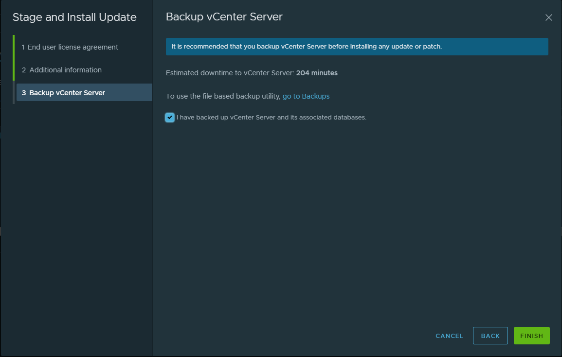 domalab.com VCSA 7.0u1 upgrade 11