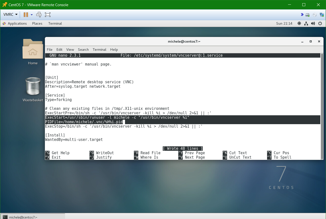 domalab.com Linux CentOS 7 Remote Desktop connection 17 – domalab