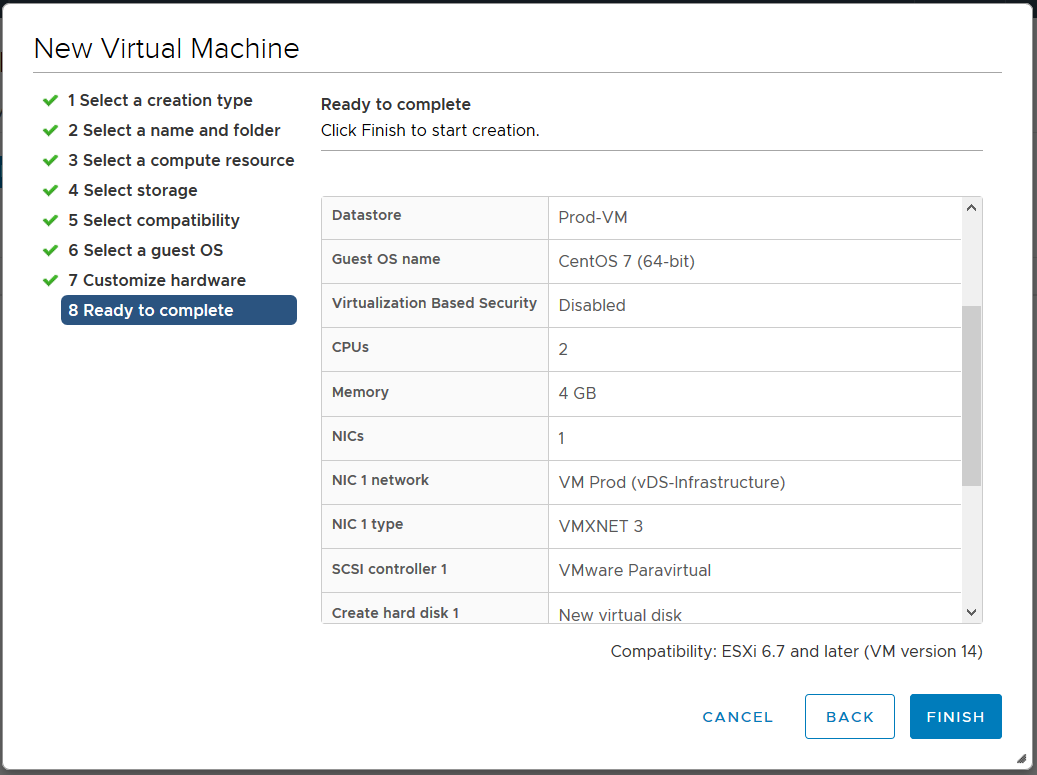 Linux CentOS 7 install on VMware vSphere with open-vm-tools 08 – domalab