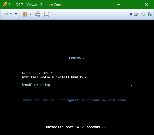 Linux CentOS 7 install on VMware vSphere with open-vm-tools 09 – domalab