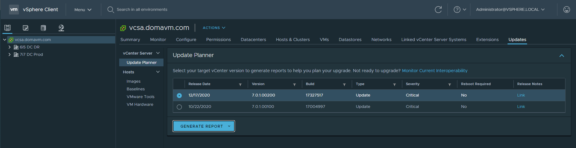 domalab.com VCSA 7.0u1 upgrade 01