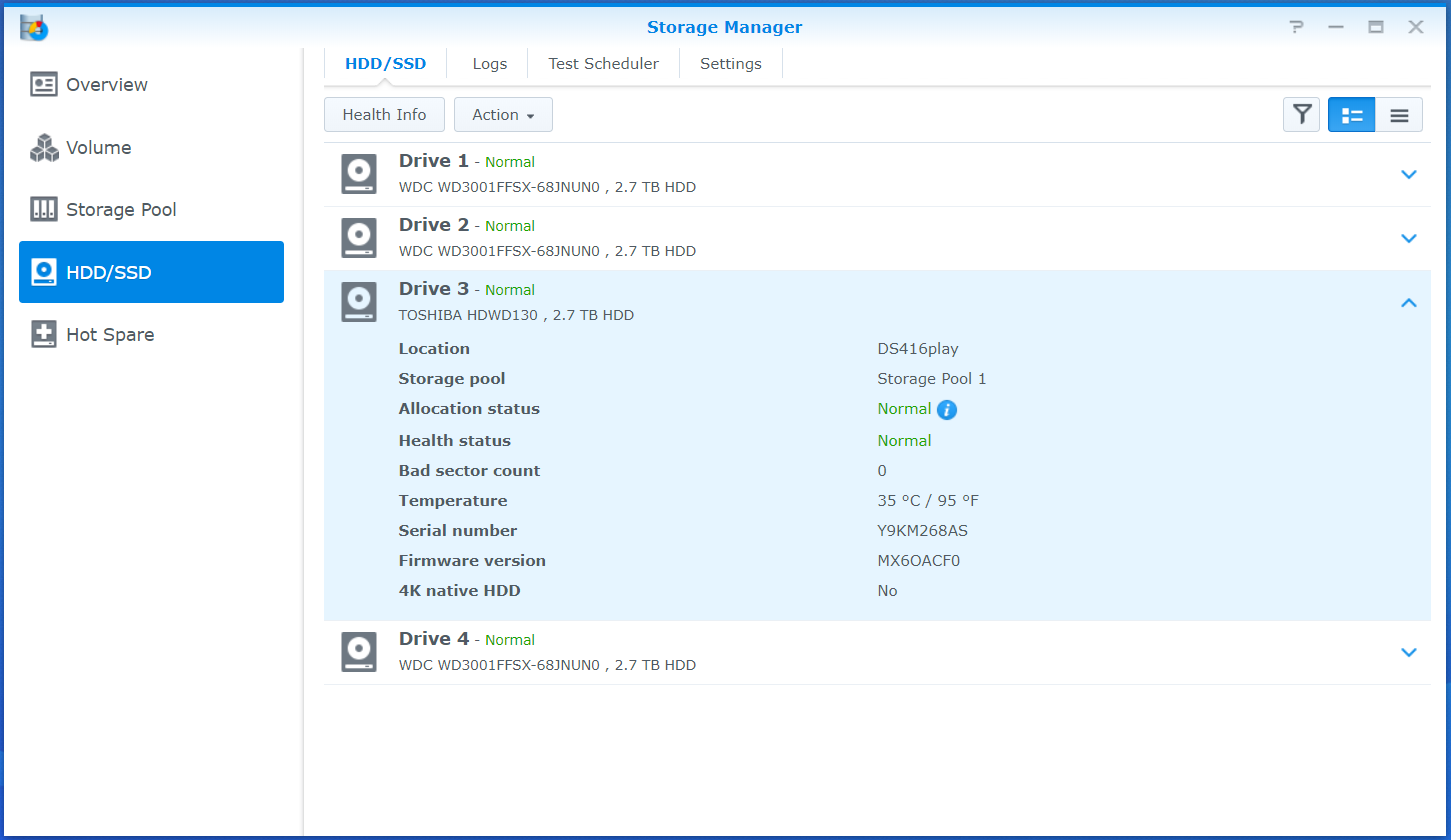 domalab.com Synology disk fail 25